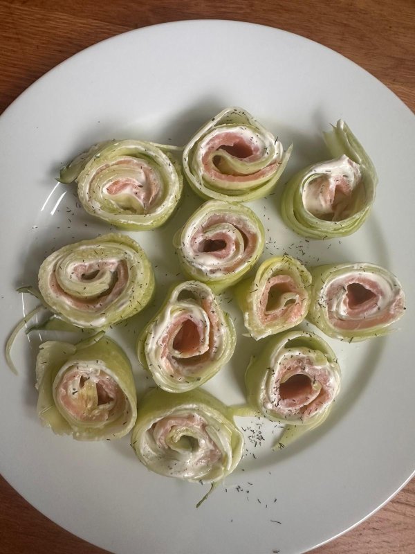 Roulades au concombre